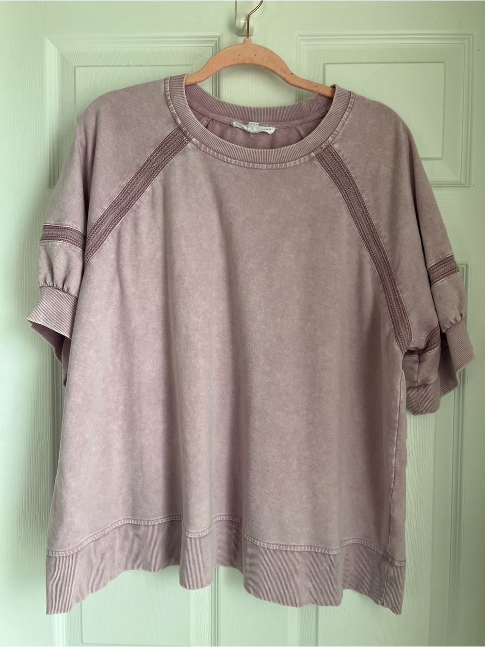 Jane and Delancey Short Sleeve Pullover - Mauve